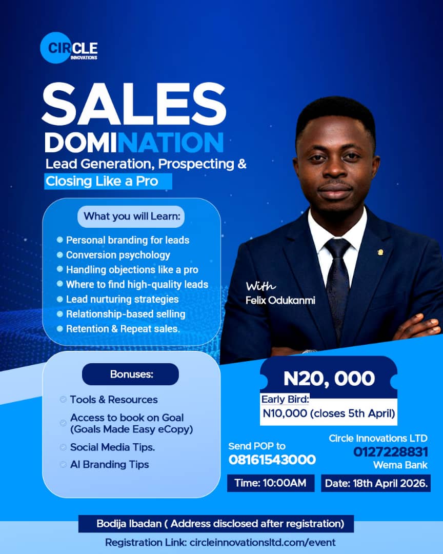 Sales Domination Flyer